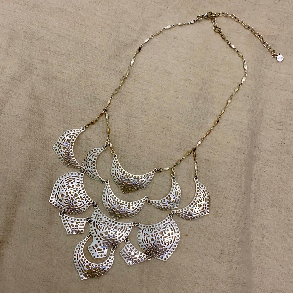 Stella & Dot Plait statement necklace